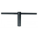 Clé à douille carrée DIN 904 taille 12 mm longueur 100 mm béquille 250 x 12 mm A