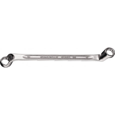 Clé polygonale double 20 27 x 32 mm 360 mm contre-coudée profondément STAHLWILLE