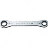 Clé polygonale à cliquet 25 7 x 8 mm 12 pans longueur 109 mm nombre de dents 22 STAHLWILLE