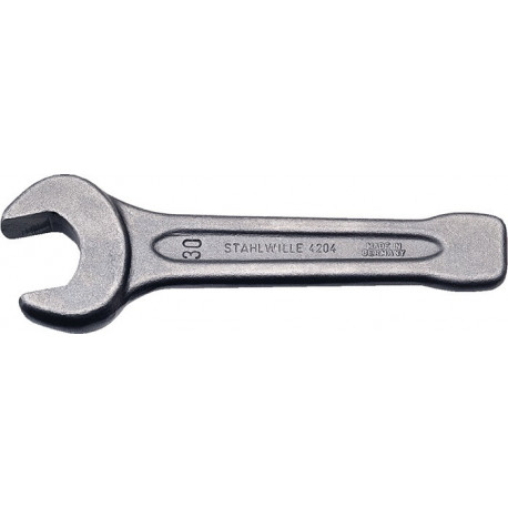 Clé à fourche à frapper 4204 ouv. de clé 46 mm longueur 255 mm acier allié au ch