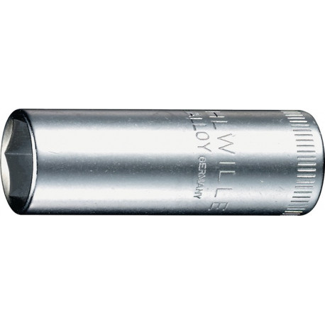 Jeu de clés à douille 40 L 1/4 po. 6 pans long ouv. de clé 55 mm longueur 50 m