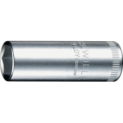 Jeu de clés à douille 40 L 1/4 po. 6 pans long ouv. de clé 9 mm longueur 50 mm