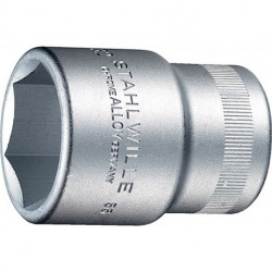 Jeu de clés à douille 55 3/4 po. 6 pans ouv. de clé 38 mm longueur 64 mm STAHLWI