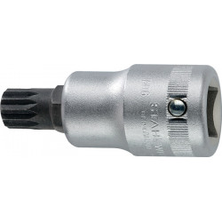 Jeu de clés à douille 59X 3/4 po. empreinte polygonale femelle M16 longueur 80 m