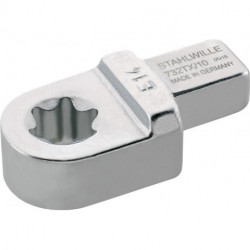 Outil à emmancher 732TX/10 E 12 ouverture de clé E12 9 x 12 mm acier allié au ch