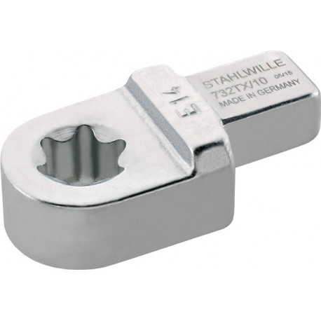 Outil à emmancher 732TX/10 E 12 ouverture de clé E12 9 x 12 mm acier allié au ch