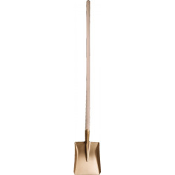 Pelle à bords 240 x 290 mm bronze multicomposant aluminium sans étincelles ENDRES TOOLS