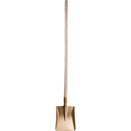 Pelle à bords 240 x 290 mm bronze multicomposant aluminium sans étincelles ENDRES TOOLS