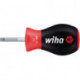 Tournevis 302 largeur de lame 4 mm L. des lames 25 mm poignée multicomp. lame ronde WIHA