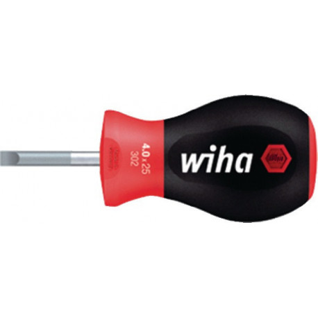 Tournevis 302 largeur de lame 4 mm L. des lames 25 mm poignée multicomp. lame ronde WIHA