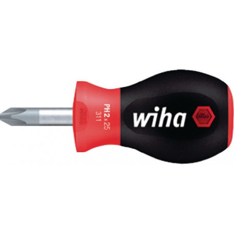 Tournevis 311 taille PH 1 longueur des lames 25 mm poignée multicomposant lame ronde WIHA