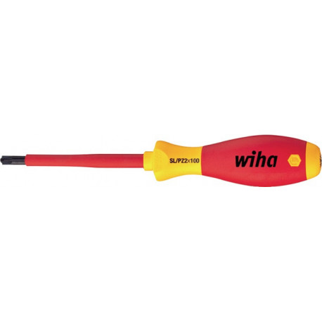 Tournevis 328 taille SL/PZD 2 longueur des lames 100 mm VDE isolé WIHA