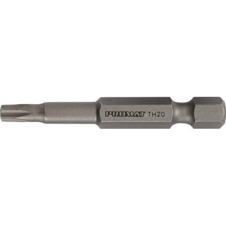 Embout 1/4 po. T 27 longueur 50 mm avec perçage (Par 10)