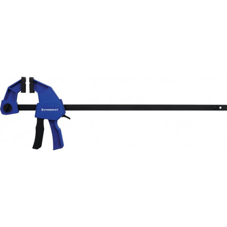 Serre-joints une main envergure 450 mm col de cygne 80 mm écartement 170-660 mm