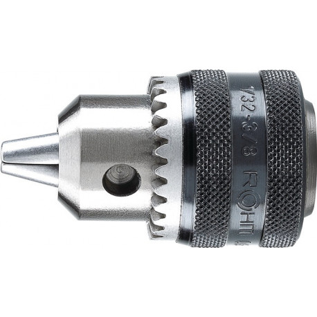 Mandrin de perçage à couronne dentée Prima D. de serrage 0,8-10 mm 3/8 po.-24 mm pour rotation à droite et à gauche RöhM