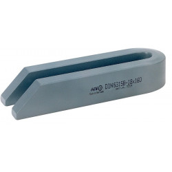Bride à fourche DIN 6315B largeur de la fente 33 mm longueur 250 mm pour vis de M30