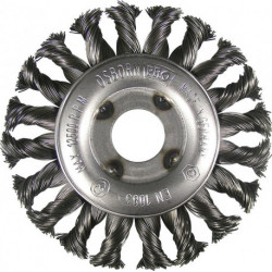Brosse plate D. 178 mm épaisseur de fil 035 mm acier 13 mm 12500 min-¹ OSBORN