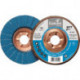 Disque à lamelles SLTT Z Power D. 125 mm granulation 60 plat INOX corindon zirco (Par 10)