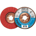 Disque à lamelles SLTT Ceramic D. 125 mm granulation 40 plat INOX/acier grain cé (Par 10)