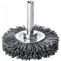 Brosse plate D. 50 mm tige 6 mm SiC poils de ponç. granulation 320 10 mm 15000 m
