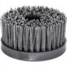Brosse rotative D. 130 mm M14 SiC poils de ponçage granulation 80 2500 min-¹ LESSMANN