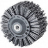 Brosse plate D. 140 mm M14 SiC poils de ponç. granulation 80 60 mm 2500 min-¹ LESSMANN