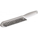 Brosse pour soudures d'angle longueur 290 mm 0,35 mm fil d’acier VA ondulé 3 rangées LESSMANN