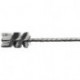 Brosse à buses D. 13 mm tige 38 mm épaisseur de fil 012 mm acier 25 mm LESSMAN