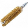 Écouvillon longueur 115 mm D. 12 mm fil de laiton ondulé Longueur de garniture 8