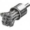 Brosse pinceau D. 29 mm épaisseur de fil 035 mm acier LESSMANN