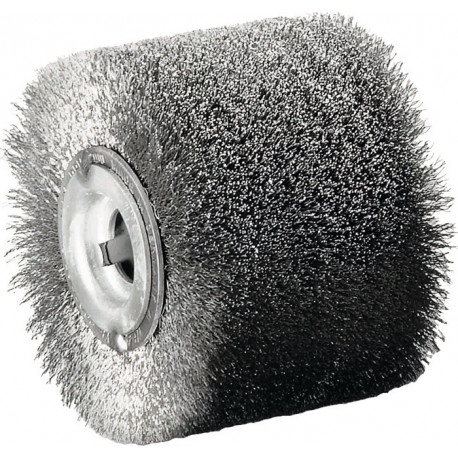 Rouleau de satinage câble en acier VA D.100xB70 mm 19,2 mm LESSMANN