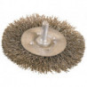 Brosse plate D. 100 mm épaisseur de fil 0,2 mm acier 12 mm 4500 min-¹ OSBORN