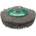 Brosse conique D. 100 mm épaisseur de fil 0,3 mm acier 10 mm 12500 min-¹ OSBORN
