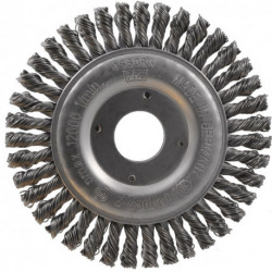 Brosse à pipeline D. 125 mm épaisseur de fil 05 mm acier 6 mm 12500 min-¹ OSBOR