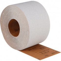 Rouleau de papier abrasif 618 115 mm granulation 180 pour vernis/métal SiC 3M