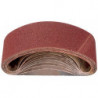 Bande abrasive L. 533 mm l. 75 mm granulation 60 pour bois/métal corindon (Par 10)