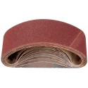 Bande abrasive L. 620 mm l. 100 mm granulation 100 pour bois/métal corindon (Par 10)