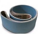 Bande abrasive ZK713X L. 1000 mm l. 100 mm granulation 40 pour acier/INOX/métaux non ferreux corindon zirconien VSM (Par 10)