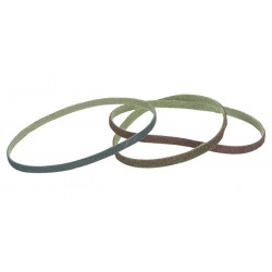 Bande abrasive en non-tissé SCXF longueur 520 mm largeur 19 mm moyen 180 rouge P (Par 20)