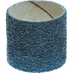 Manchon abrasif D22xl20 mm granul. 120 tissu zirconium vitesse de rotation maxi. (Par 100)