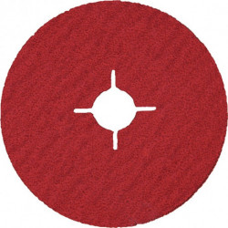Disque en fibres D. 180 mm granulation 36 INOX grain céramique (Par 25)