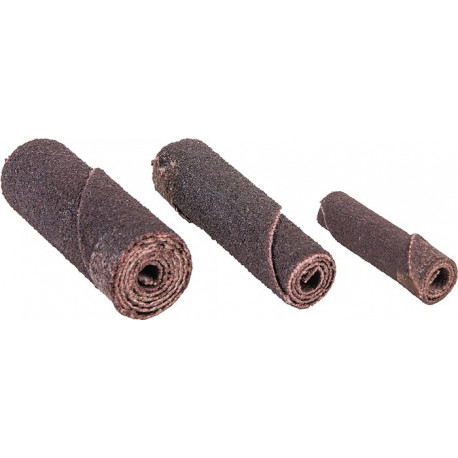 Rouleau abrasif D. 6 mm granulation 80 largeur 38 mm 26000 min-¹ cylindre PROMAT (Par 100)