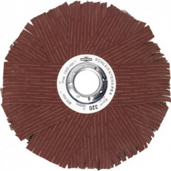 Étoile abrasive D. 150 mm granulation 120 plat corindon ordinaire KEMPER