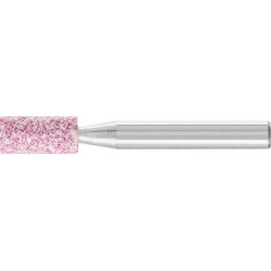 Meule sur tige STEEL D10xH20 mm 6 mm corindon supérieur 80 ZY (Par 10)