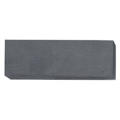 Pierre d'établi L150xl50xH25 mm carbure de silicium moyen gris dans le carton MÜLLER