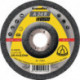 Meule à ébarber A 24 R Supra D125xép.4 mm contre-coudé acier perçage 22,23 mm KL (Par 10)