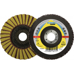 Disque à lamelles SMT 850 Kombi D. 115 mm granulation 120 conique INOX corindon (Par 5)