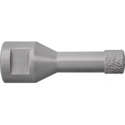 Couronne diamantée D. 16 mm longueur 35 mm approprié pour carrelage/céramique M1