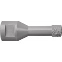 Couronne diamantée D. 16 mm longueur 35 mm approprié pour carrelage/céramique M1