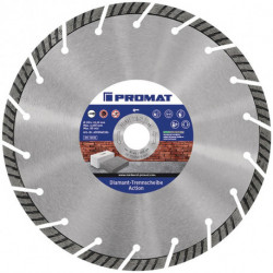 Disque à tronçonner diamant Action D. 180 mm perçage 22,23 mm 10 mm